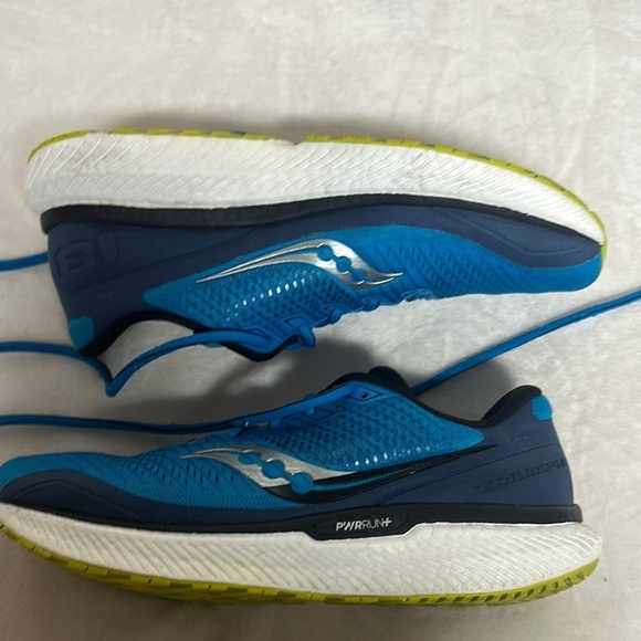 Saucony Triumph 18 S20595-55 Men\'s Cobalt Blue Running Shoes US 10 MSRP $160 main image 12